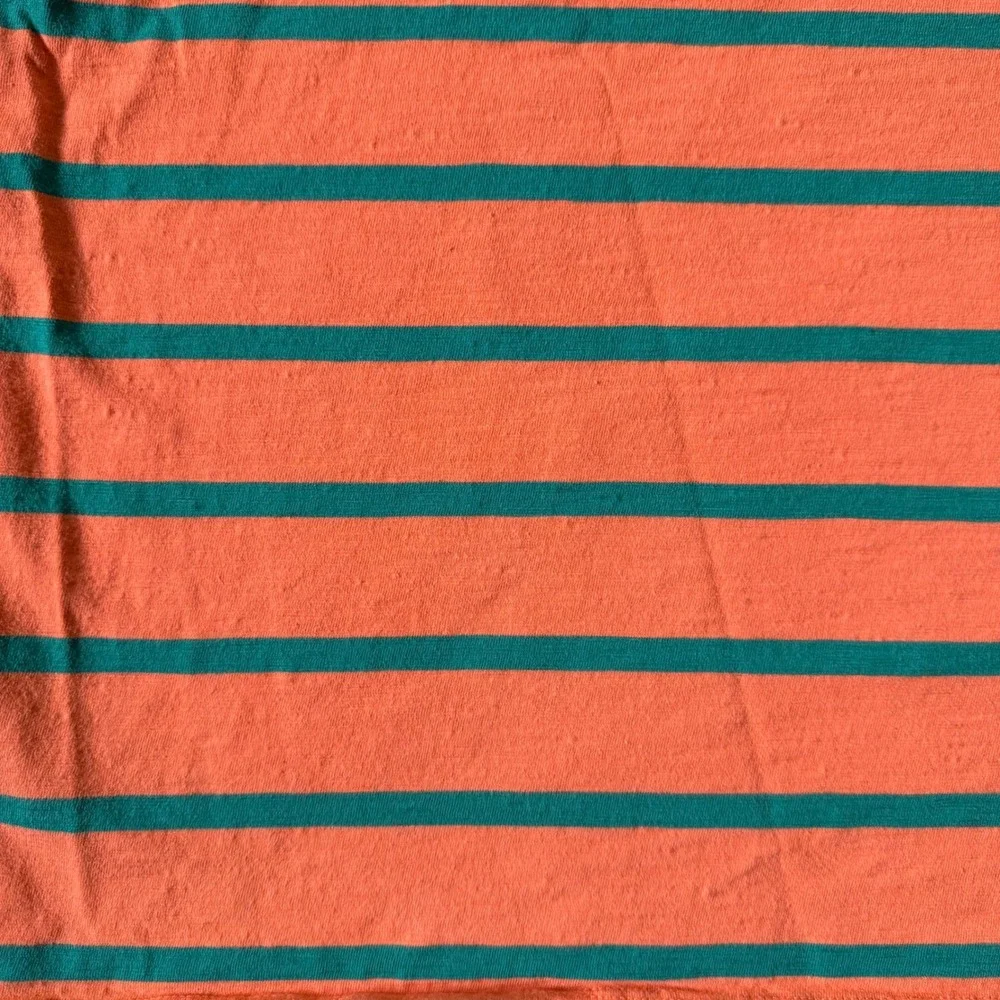 J. Balvin Vibras GUESS Orange‎ Green Stripe T Shirt Men's L Retro 2019 Reggaeton - Picture 10 of 11
